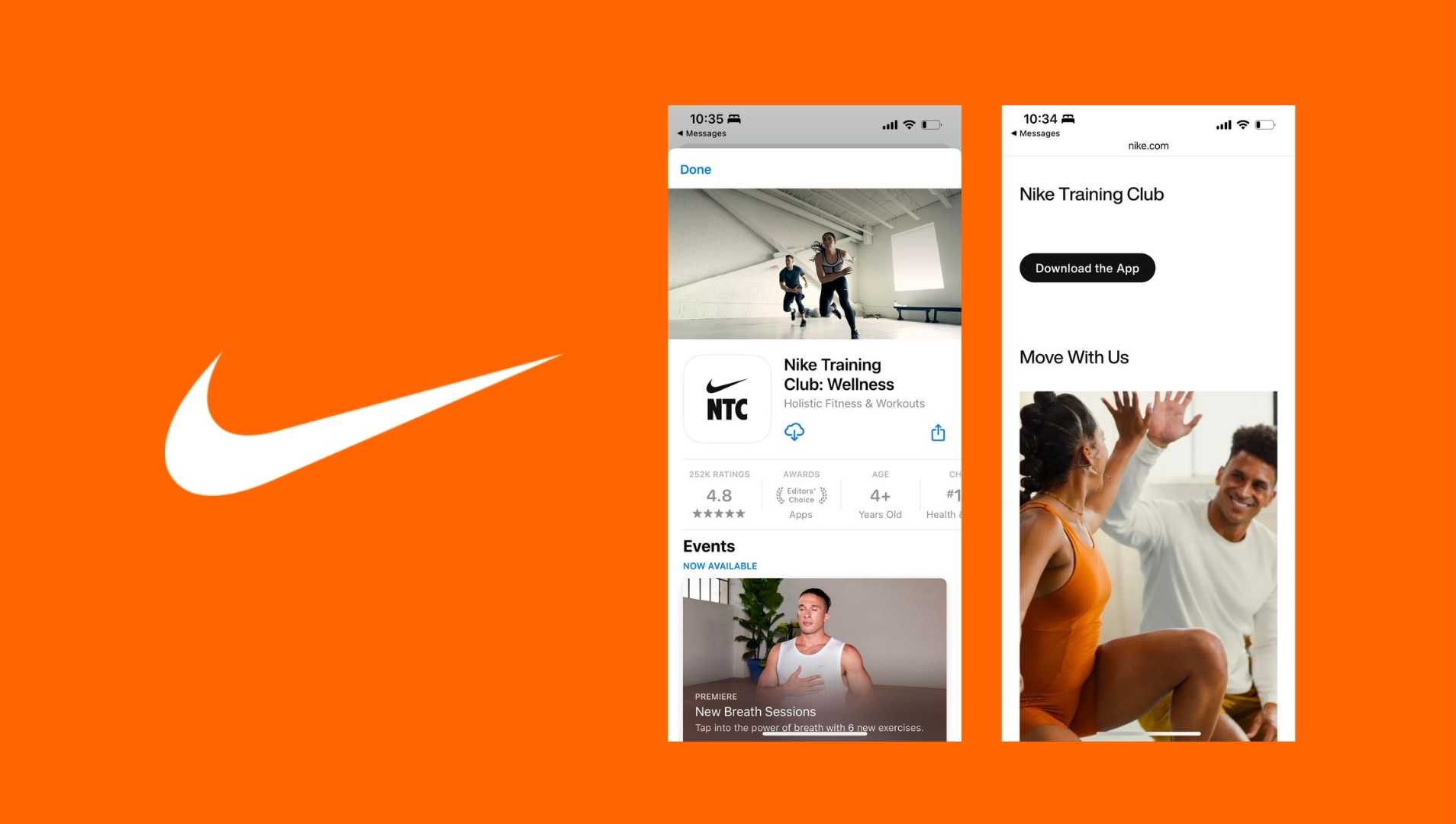 تطبيق Nike NTC Mobile